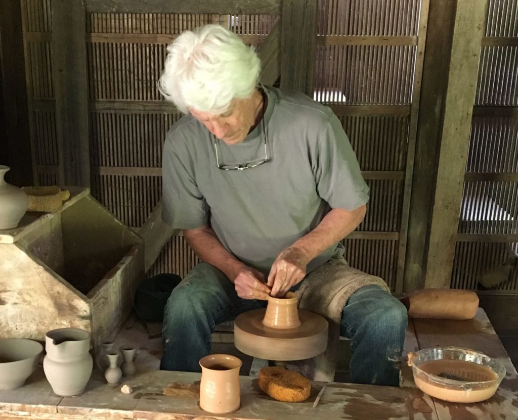 croppedFrankPhilippsPotterykickwheel2.jpg Frank Philipps Pottery