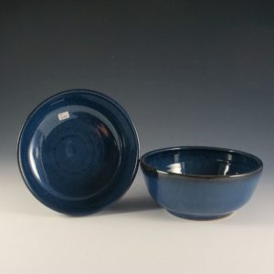 Soup Bowls - Beautiful Chun Cobalt blue Glaze.